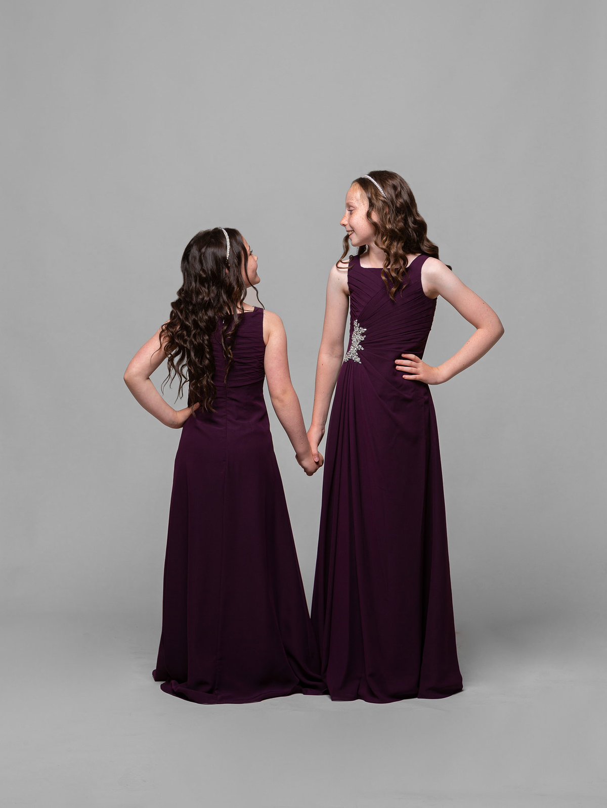 JNR001 Plum | Junior Bridesmaids