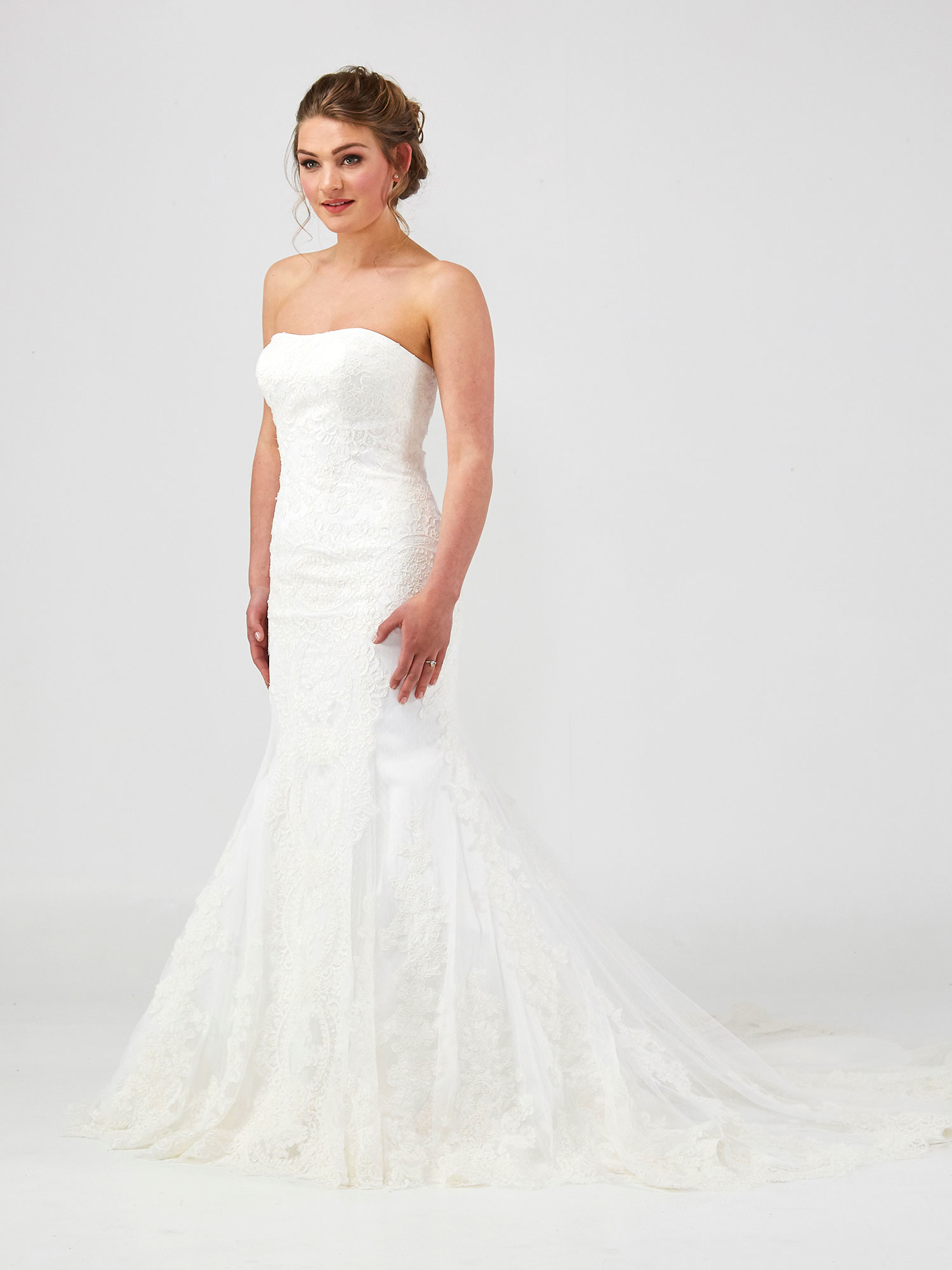 fishtail wedding dress